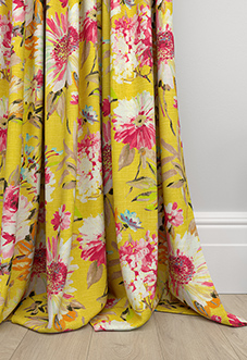 Capri, Yellow - Made to Measure Curtains